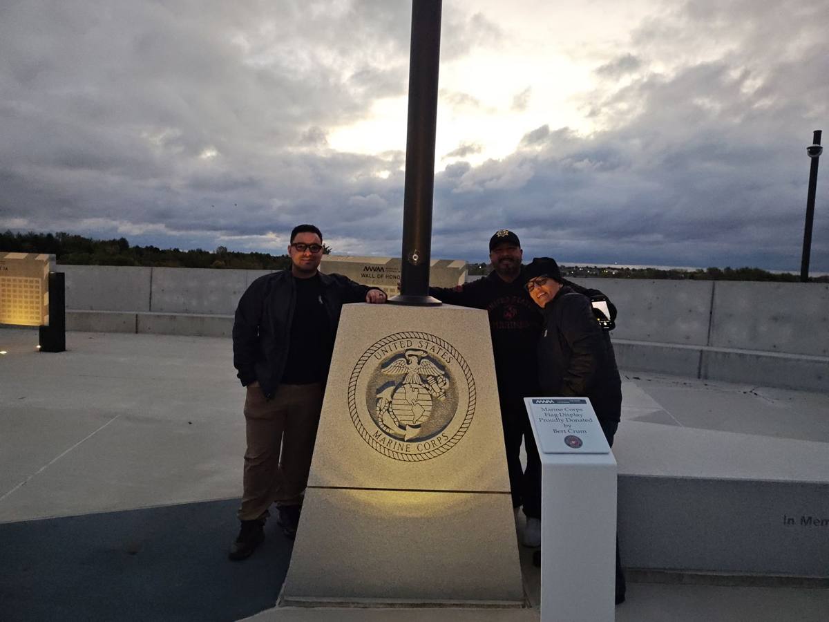 Memorial at dawn, Nebraska Vietnam Veterans Memorial