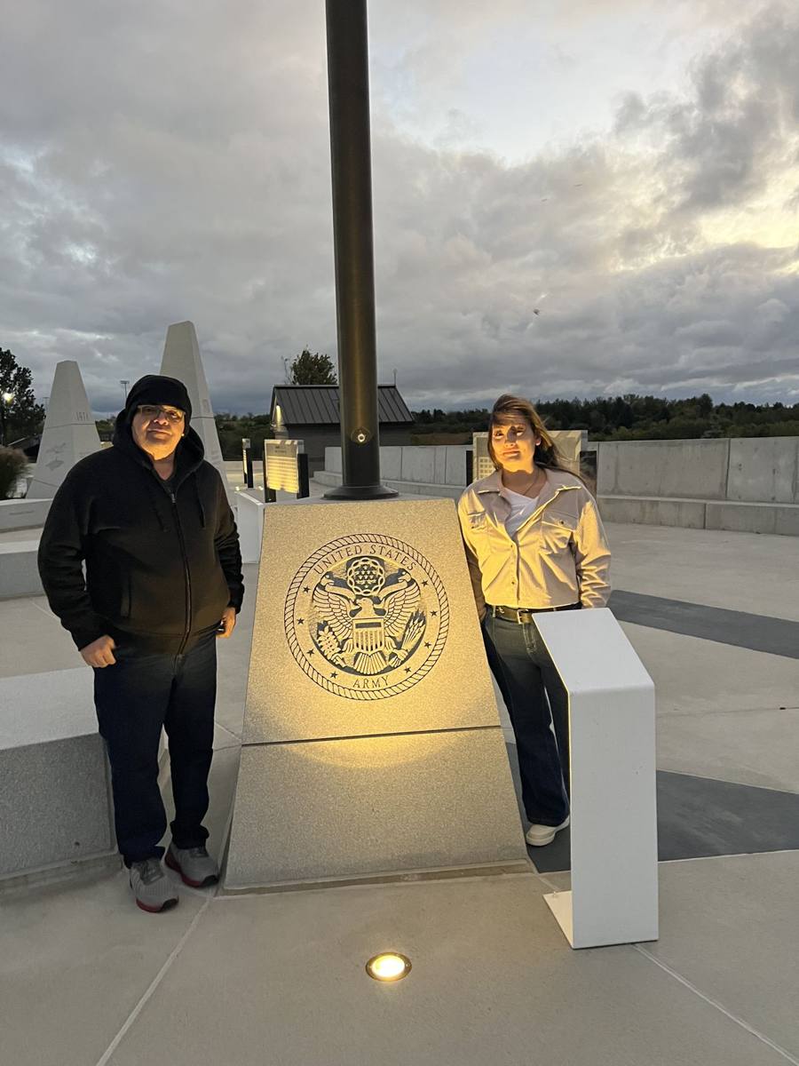Memorial at dawn, Nebraska Vietnam Veterans Memorial
