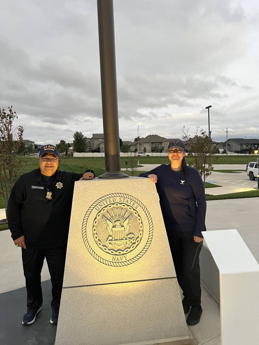 Memorial at dawn, Nebraska Vietnam Veterans Memorial