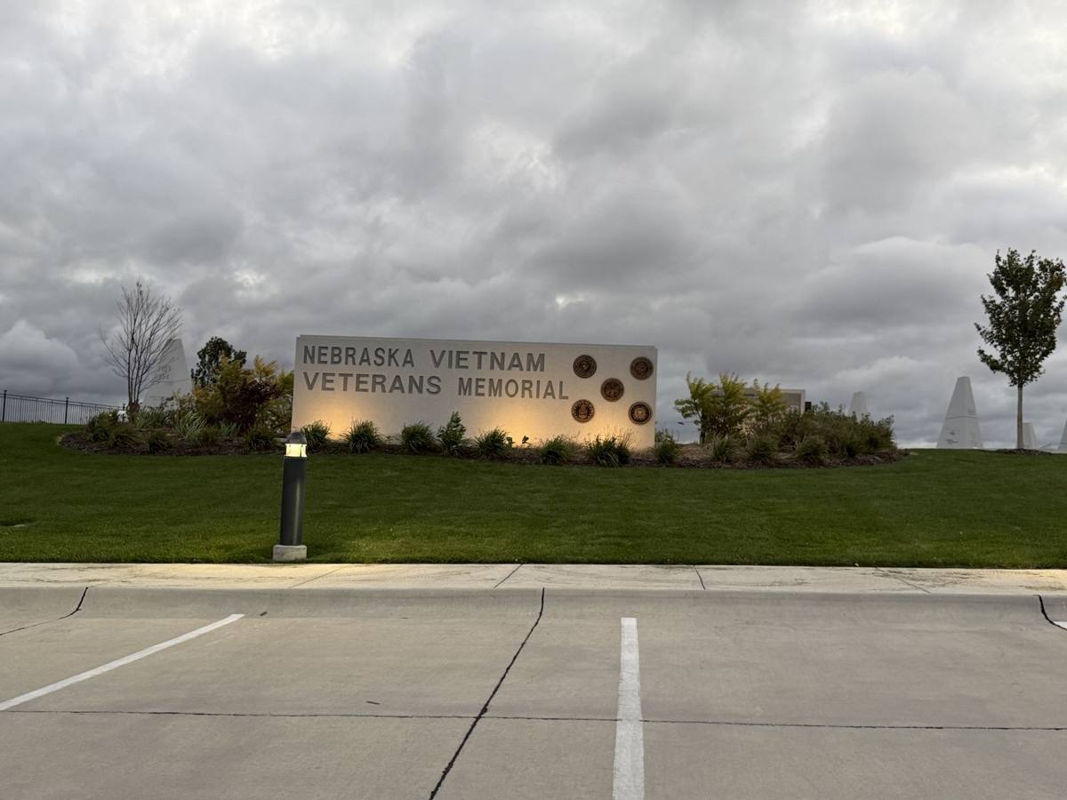 Memorial at dawn, Nebraska Vietnam Veterans Memorial